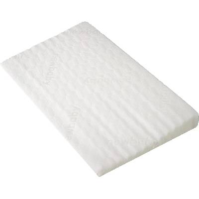 New Baby BASIC Dojčenský vankúš klin do postieľky biely 59x37
