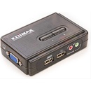 KVM přepínače Edimax EK-UAK2 KVM přepínač, 2 porty, USB, desktop + 2x KVM kabel