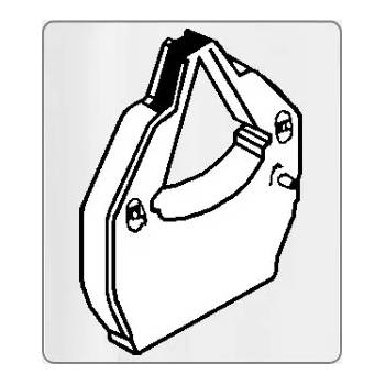 Image 1 of Compatible Лента за Oki ET 5500 (черна/червена)