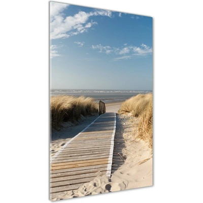 Vertikálny foto obraz fotografie na skle Chodník na pláž 50x100 cm