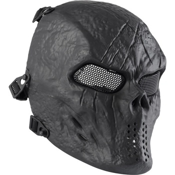 Maska Wosport Airsoft Terminator čierna