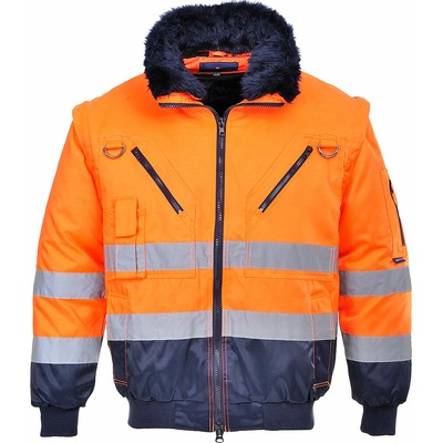 Portwest PJ50 Hi-Vis 3-v-1 Pilot bunda Yellow/Black