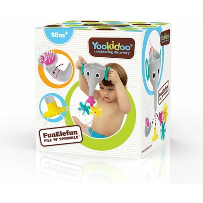 Yookidoo Slon do vane šedý 7290107723060
