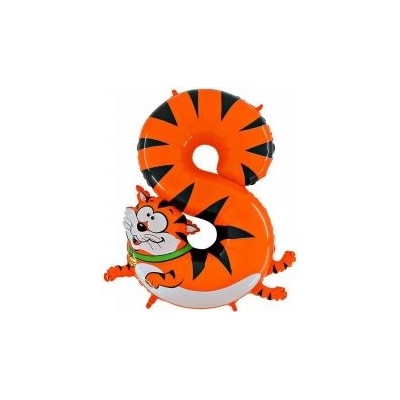 GRABO fóliový balónek ANIMALOONS 8 KOČKA 40" 102cm nafukovací