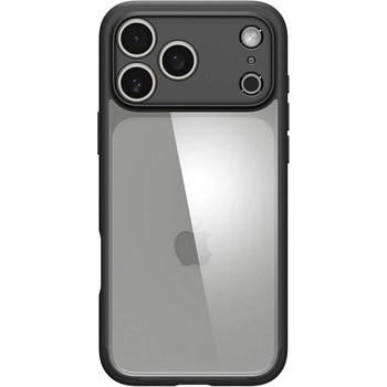 Spigen Противоударен Калъф за iPhone 17 Pro, Spigen Ultra Hybrid Case, Черен (ACS10343)