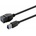VivoLink Keystone Black USB3.0 A-Female to USB3.0 B-Male