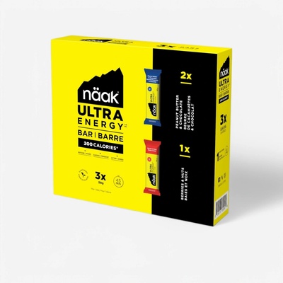 NÄAK Ultra Energy energetické tyčinky 3 x 50 g