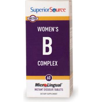 Superior Source Витамин В Комплекс за Жени 60 сублингвални таблетки | Superior Source (90440 SS)