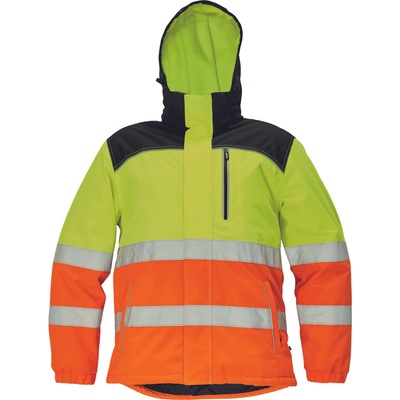 Cerva Knoxfield HV WINTER parka oranžová
