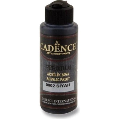 Cadence Premium Akrylové farby 120 ml čierna