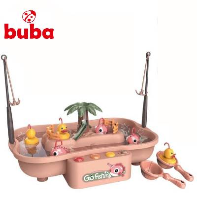 Комплект за риболов Buba Go Fishing 889-194, рибки, розов (889-194)