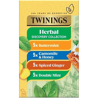 TWININGS bylinné čaje výběrová kolekce HERBAL 20 sáčků 36,25 g