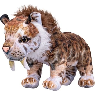 Mikro Тигър саблезъб плюшен 40см стоящ