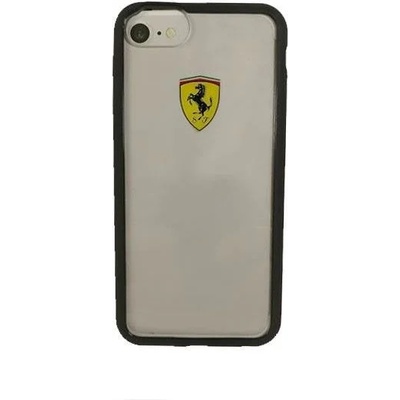 Ferrari Удароустойчив кейс Ferrari FEHCRFP7BK за Apple iPhone 7/8/SE 2022/SE 2020, Прозрачен (FEHCRFP7BK)