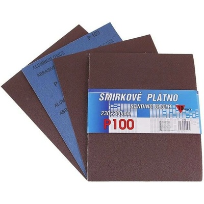 FESTA PLÁTNO BRUSNÉ 230 X 280 MM Varianta: Plátno smirkové 230x280mm P100 10ks