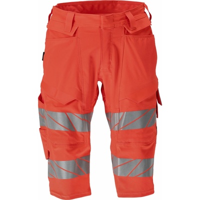 MASCOT ACCELERATE SAFE 19249-510 Reflexné bezpečnostné krátke nohavice, dlhé HI-VIS reflexná červená