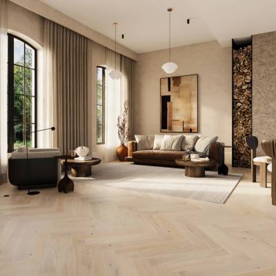 Barlinek Herringbone 110 Dub Cappuccino 1WC000001 0,50 m²