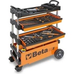 Beta Сгъваема количка за инструменти, оранжев цвят, Beta Tools (027000201)