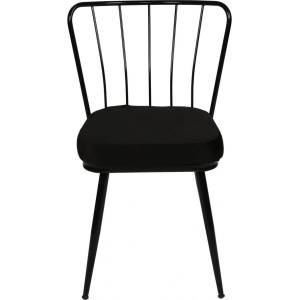 Kalune Design Черни метални трапезни столове в комплект от 2 броя Yildiz - Kalune Design (974NMB1210)