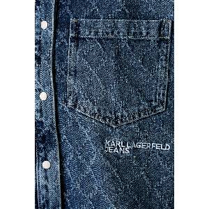 Karl Lagerfeld Jeans риза дамска от деним (B3W11008)