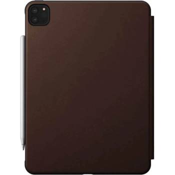 Nomad Rugged Folio Case - хибриден минималистичен калъф iPad Pro 11 M1 (2021), iPad Pro 11 (2020), iPad Pro 11 (2018) (кафяв)