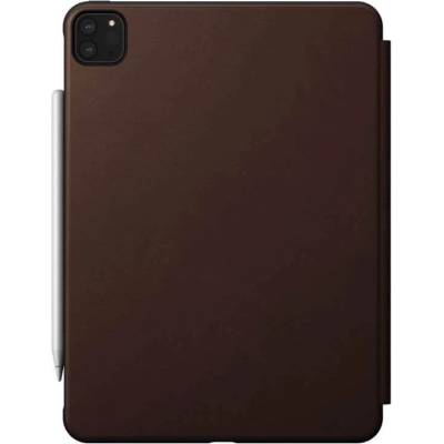 Nomad Rugged Folio Case - хибриден минималистичен калъф iPad Pro 11 M1 (2021), iPad Pro 11 (2020), iPad Pro 11 (2018) (кафяв)