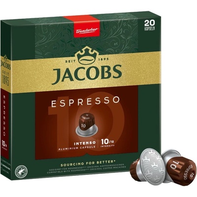 Jacobs Espresso intenzita 10 20 ks kapsúl pre Nespresso