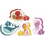 Clementoni Marine Life puzzle 2-3-4-5pcs