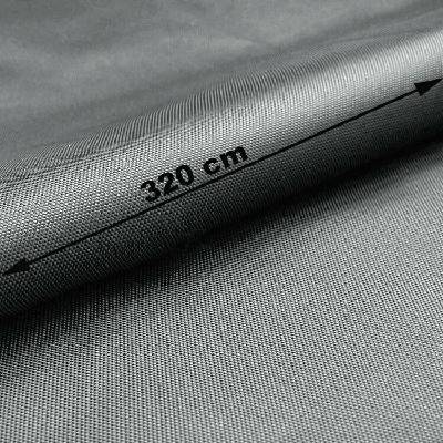 Vodu odpuzující oxfordová látka s teflonovou úpravou, 165 g/m², šíře 320 cm, šedá