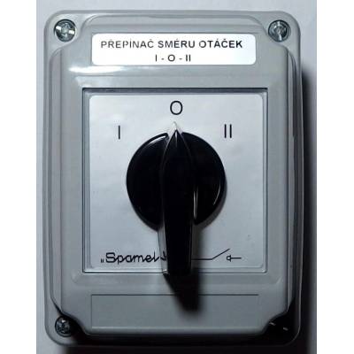SPAMEL Spínač LK 16R/3.8368 16A L-0-P OB2 IP65 S120208