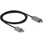 Delock Активен кабел DisplayPort 1.4 към HDMI 4K 60Hz HDR 2m (DELOCK-85929)