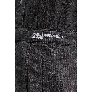 Karl Lagerfeld Jeans разкроена рокля от деним (B2W13053)