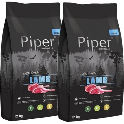 Dolina Noteci Piper Animals Adult s jehnětem 2 x 12 kg