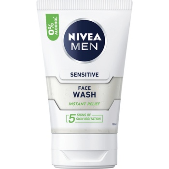 Nivea MEN Sensitive Face Wash Gel Почистващ гел мъжки 100ml