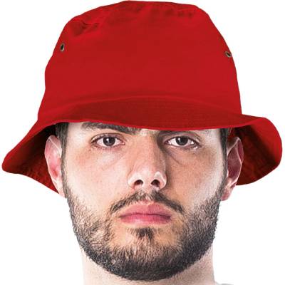 Bavlnený pracovný klobúk Hat červená