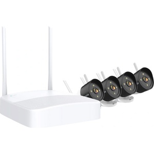 Tenda Комплект за видеонаблюдение TENDA K4W-3TC, WiFi 2.4GHz 144Mbps, 4 IP камери 3MP, HDMI/VGA изход, USB 2.0 - 6932849434545 (K4W-3TC)