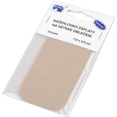 Nažehlovací záplaty 7,6x4,9 cm Varianta: 13 režná světlá, Balení: 1 sáček