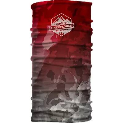 CTM WRAP šatka marble badge červená