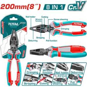 TOTAL Комбинирани клещи TOTAL Industrial High Leverage, 160 мм (TL IND THT210606S)