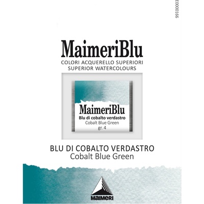 Maimeri Blu Акварелна боя Cobalt Blue Green 381 1, 5 ml 1 бр (M1607381)