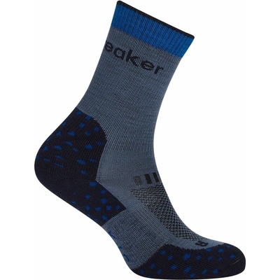 ICEBREAKER Kids Merino Hike+ Light Crew, Dawn/Midnight Navy/Lazuri