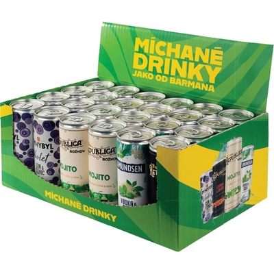 RTD Party Mix 24 x 0,25 l (PLECH)