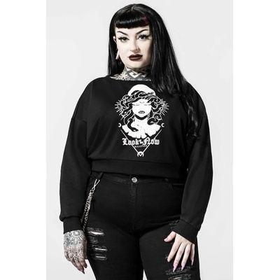 KILLSTAR дамски пуловер KILLSTAR - Medusa Slouchy - Черен - KSRA004289