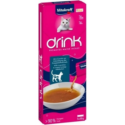 Vitakraft Cat drink losos a L karnitín 5 x 30 g