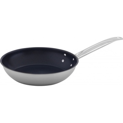 TECHNICA Pánev 2,3 l z nerezové oceli s nepřilnavým povrchem Teflon Xtra Gold Line inox černá 240 mm