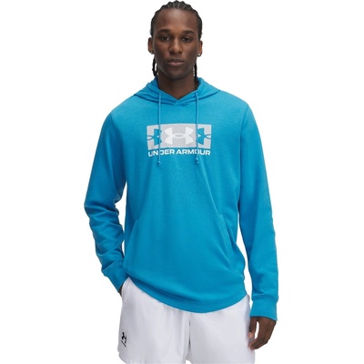 Under Armour Суичър Under Armour Men's RV Terry Logo Performance Hoodie - Blue