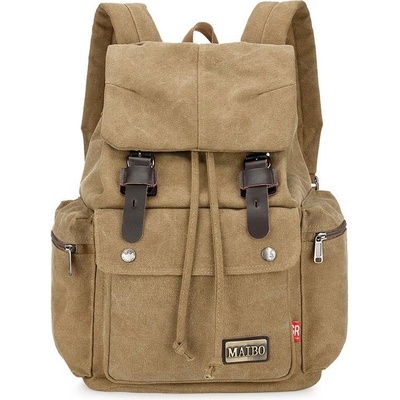 Maibo retro Adventure canvas hnědá 18 l