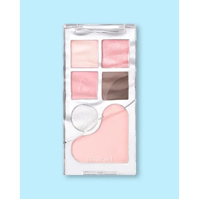 Rom&nd Paletka na oči a tvár Bare Layer Palette No,02 Strawberry Mood 14 g