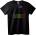 NOONEBRAND Тениска Дъгов полов символ - M, Black