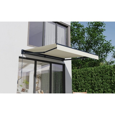 BestBerg BBSU-EL295BG Elektrická markíza s LED osvetlením 295 x 250 cm béžová